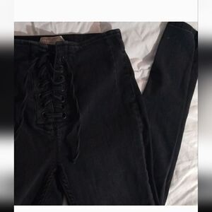 Free people lace up jeans